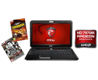 MSI GX60 1AC-009XPL A10-4600M/8GB/750/DVD-RW HD7970 - 116748 - zdjęcie 1